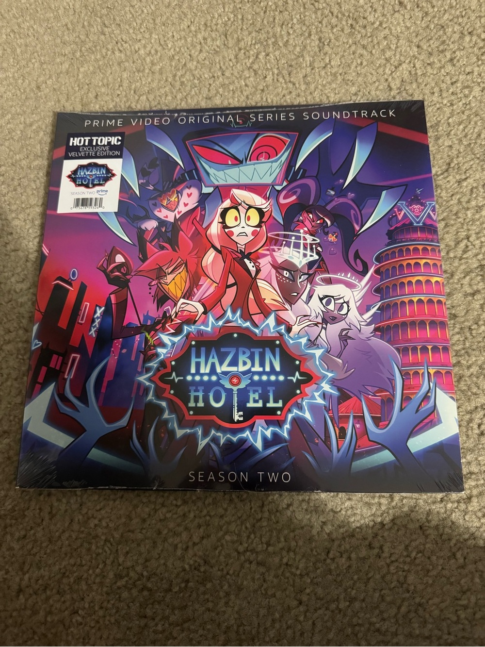 Hazbin Hotel Season Two Soundtrack Vinyl - Velvette Edition Exclusive Record